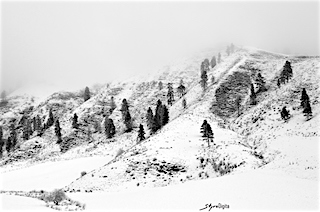 Snowy Mt. near Leavenworth