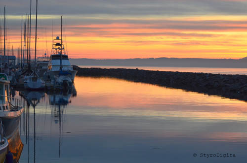 Sunset at Edmonds